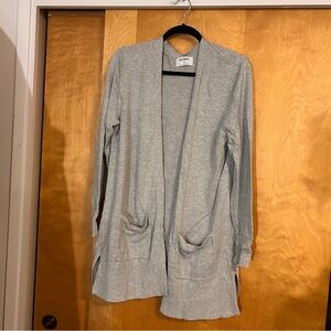 Old Navy Light Gray Open Front Cardigan